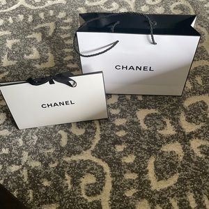 Chanel gift bag and box